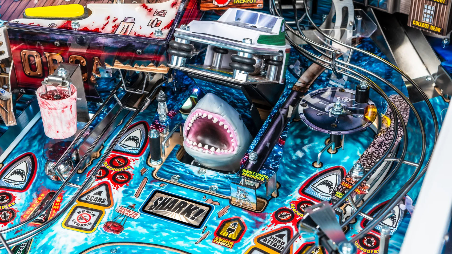 Jaws Pinball Playfield