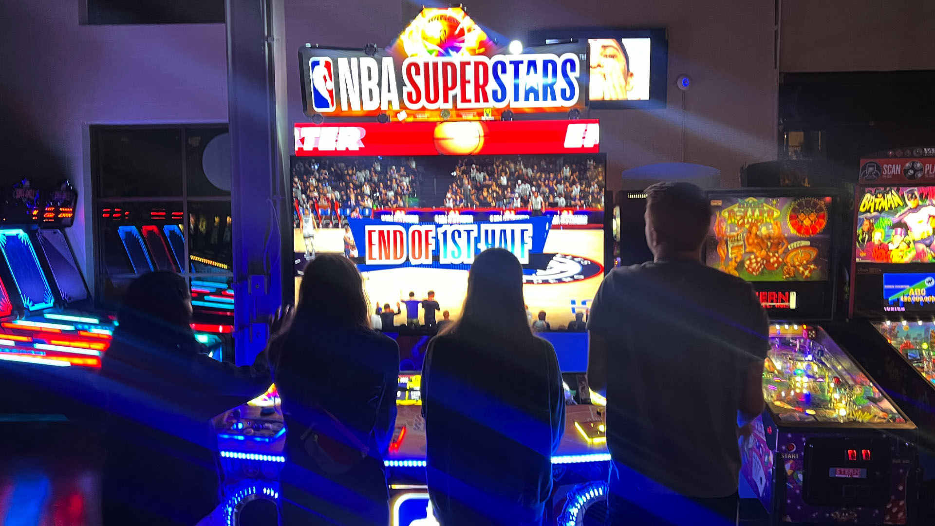 Four player NBA Jam Superstars