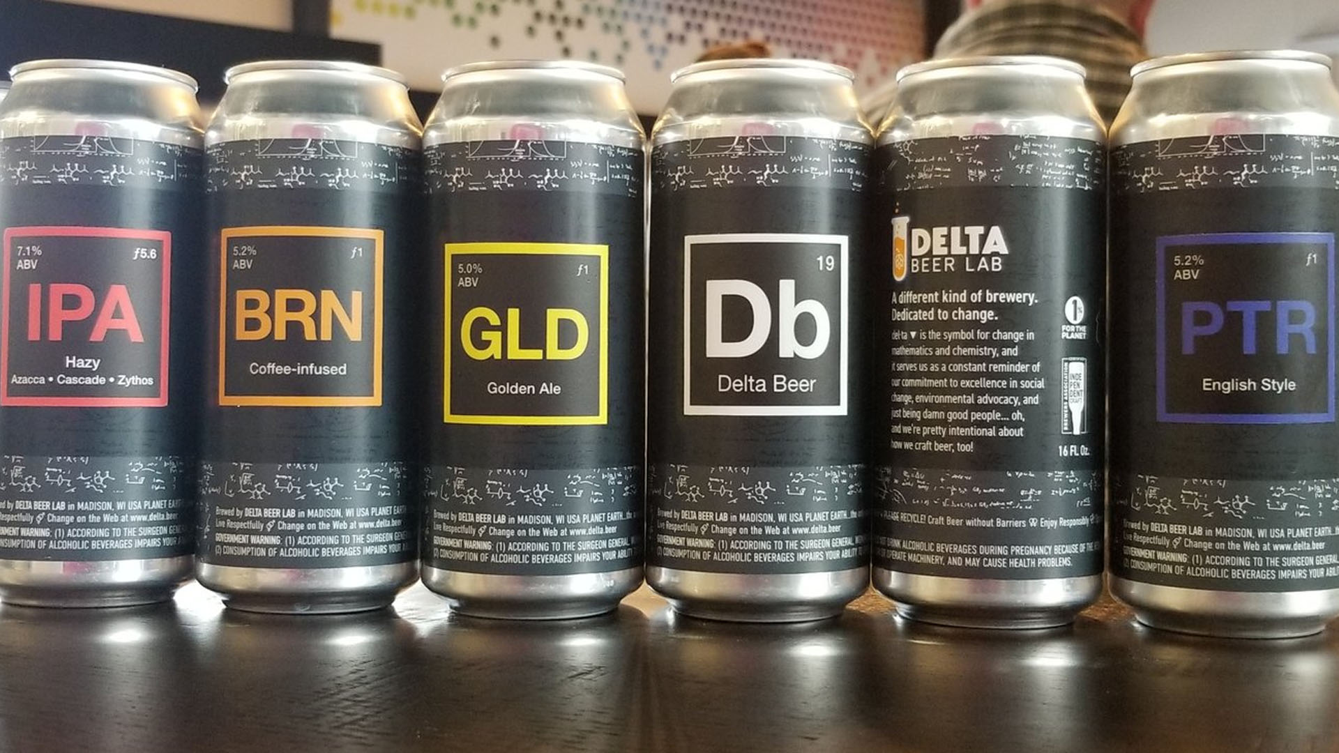 cans of Delta beer